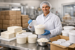 Manteca de cerdo industrial en formato a granel para bollería y jamones con transporte refrigerado